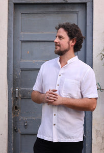 World Class White Linen Shirt