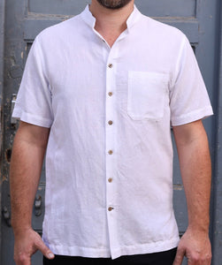 World Class White Linen Shirt