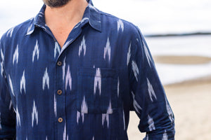 Rockets In Flight Ikat Shirt