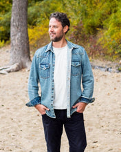 Load image into Gallery viewer, The Traveler Denim Shirt Jacket
